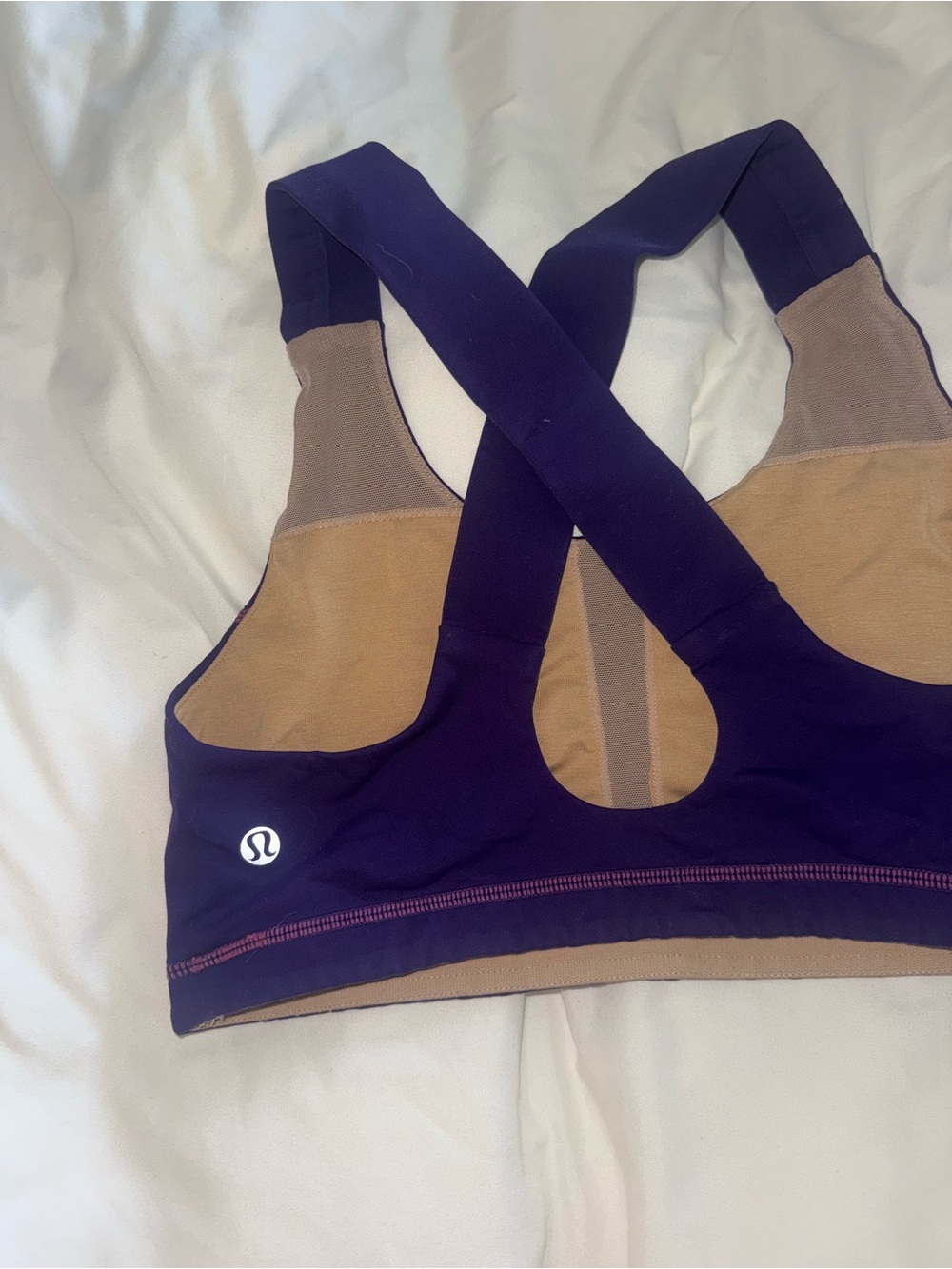 lululemon athletica Deep Purple Cross-Back Sports Bra